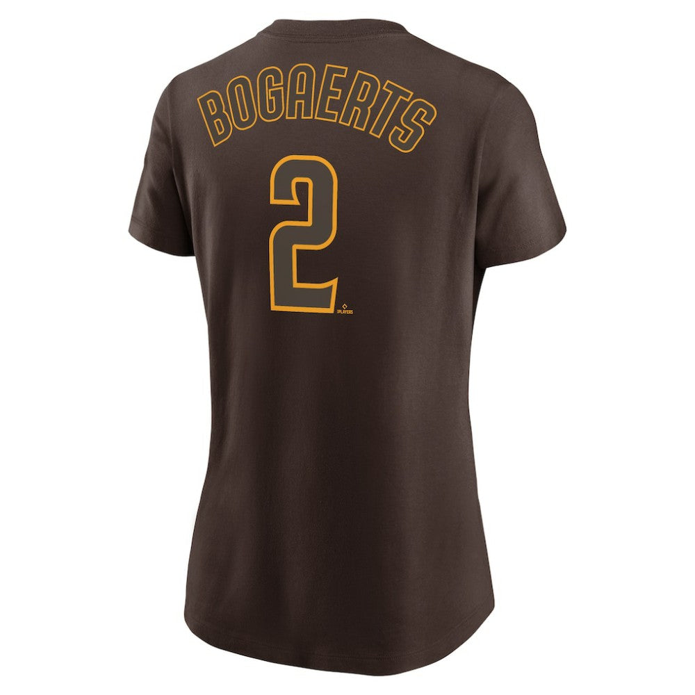 Xander Bogaerts San Diego Padres Women's Name & Number T-Shirt Brown | Nike
