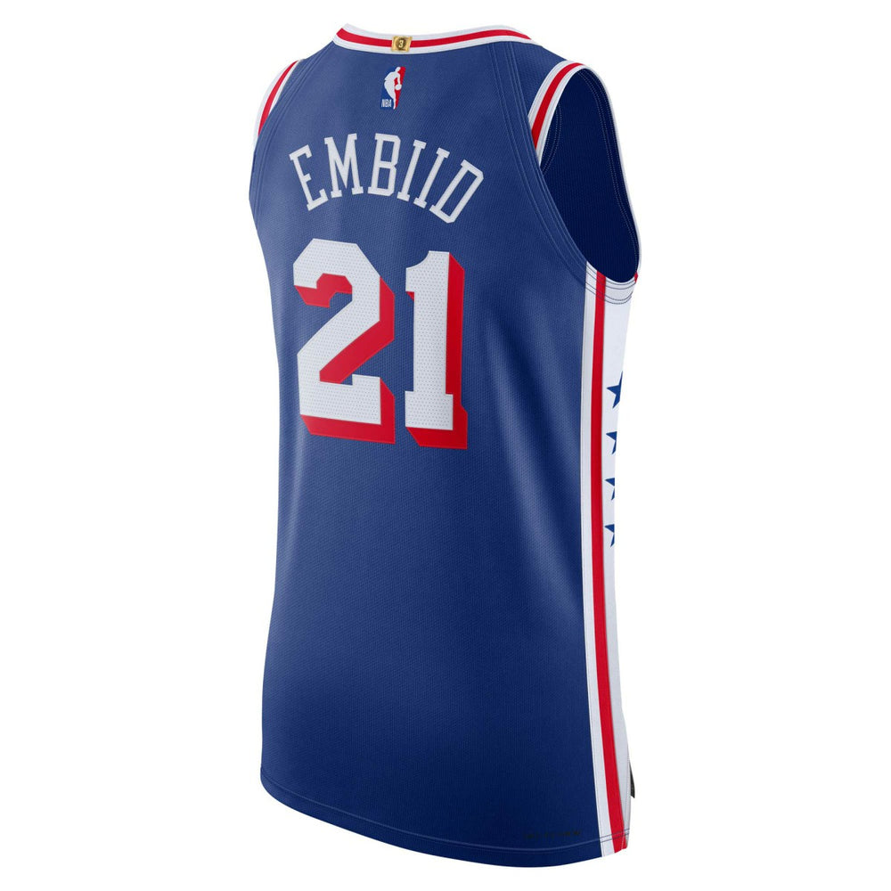 Joel Embiid Philadelphia 76ers Authentic Jersey - Icon Edition - Royal