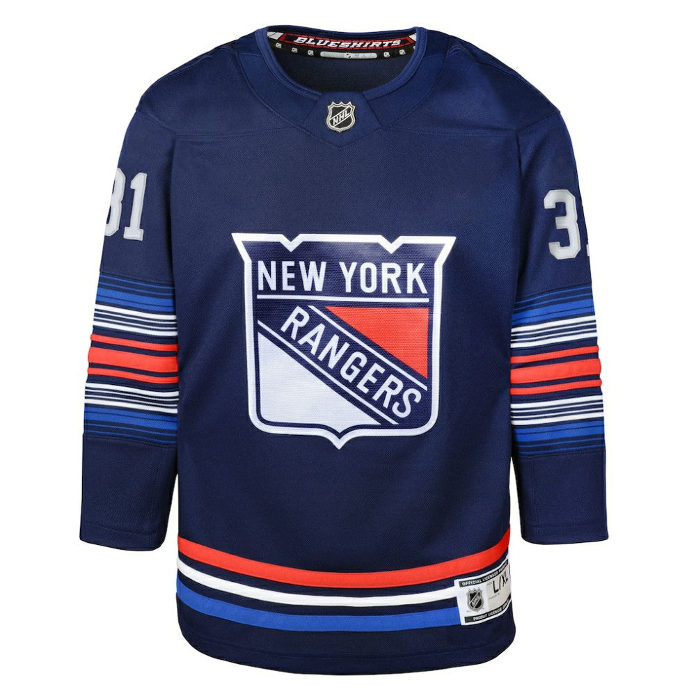 Igor Shesterkin New York Rangers Youth Alternate Premier Player Jersey Navy