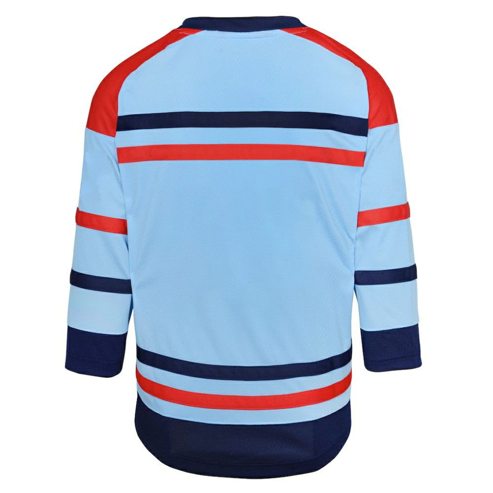 Winnipeg Jets Youth Anniversary Replica Jersey Light Blue