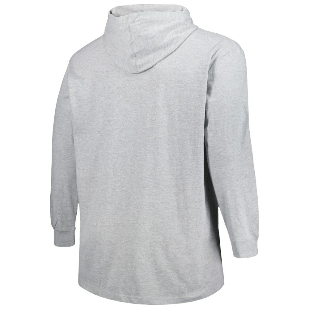 Colorado Avalanche Big & Tall Pullover Hoodie Heather Gray