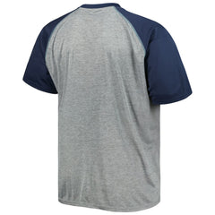 Seattle Kraken Big & Tall Logo Raglan T-Shirt Heather Gray