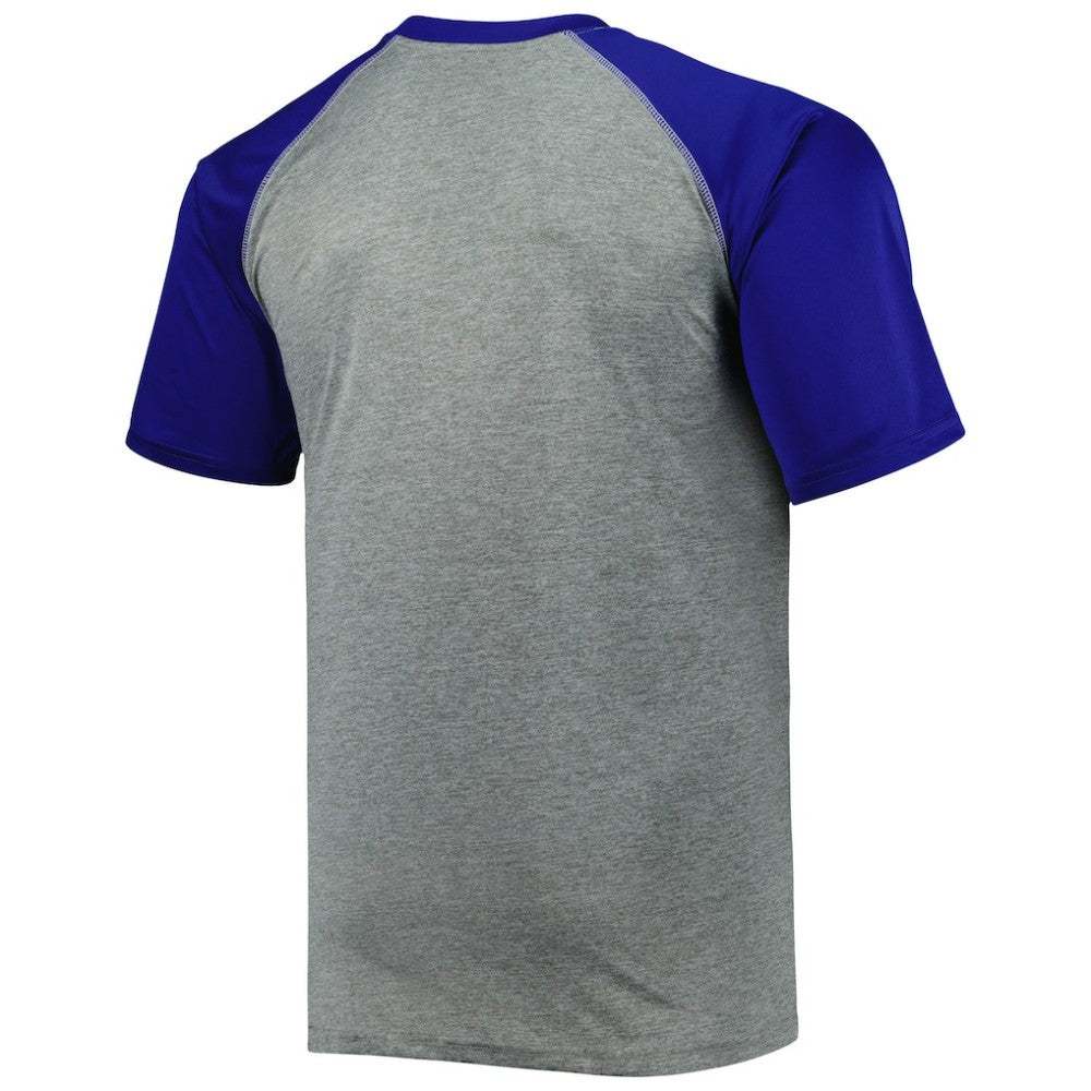 Tampa Bay Lightning Big & Tall Logo Raglan T-Shirt Heather Gray