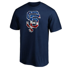 San Francisco Giants Team Banner Wave T-Shirt Navy