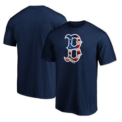 Boston Red Sox Team Banner Wave T-Shirt Navy