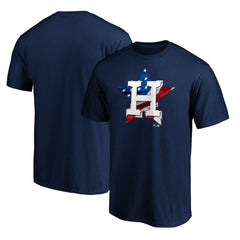 Houston Astros Team Banner Wave T-Shirt Navy