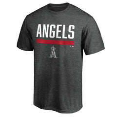 Los Angeles Angels Team Win Stripe T-Shirt Charcoal