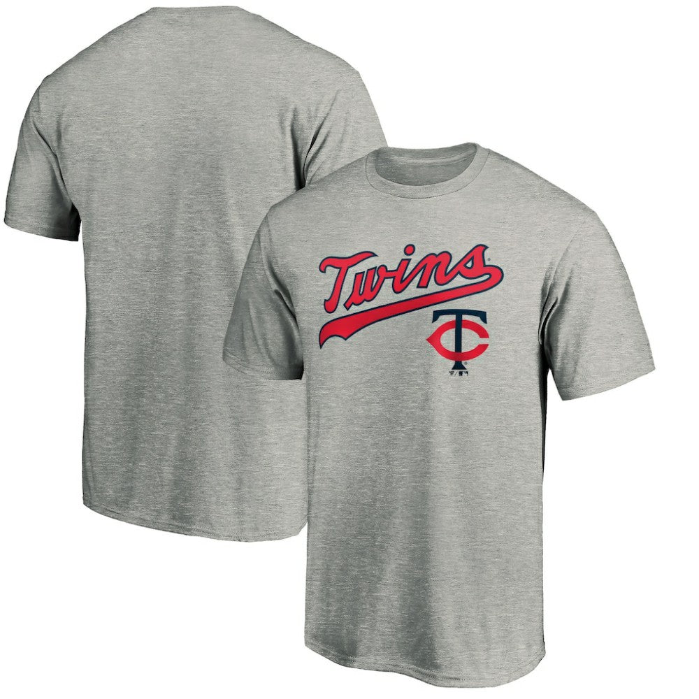 Minnesota Twins Team Wahconah T-Shirt Heather Gray