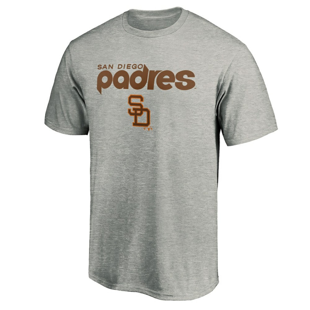 San Diego Padres Team Wahconah T-Shirt Heather Gray