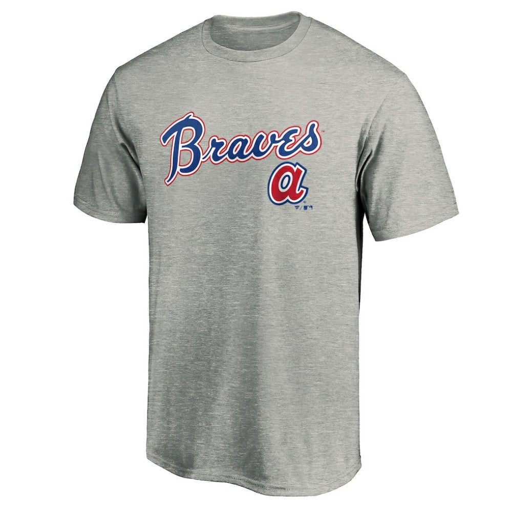 Atlanta Braves Team Wahconah T-Shirt Heather Gray