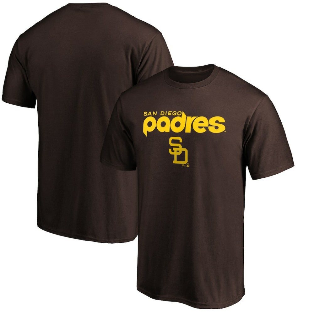 San Diego Padres Team Cooperstown Collection Wahconah T-Shirt Brown