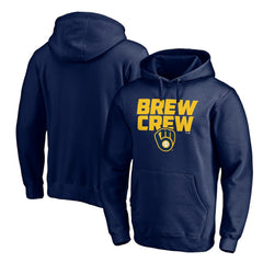 Milwaukee Brewers Team Hometown Collection The Crew Pullover Hoodie Navy