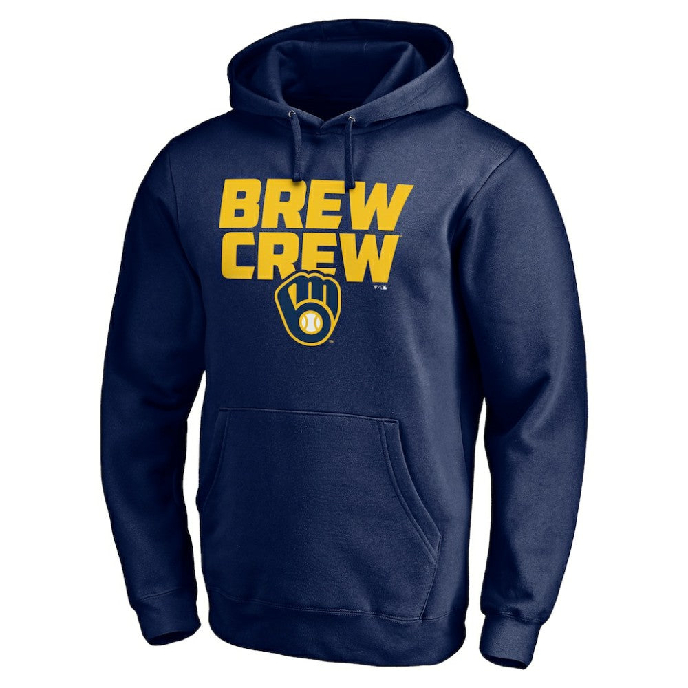 Milwaukee Brewers Team Hometown Collection The Crew Pullover Hoodie Navy