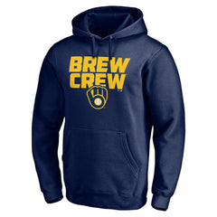 Milwaukee Brewers Team Hometown Collection The Crew Pullover Hoodie Navy
