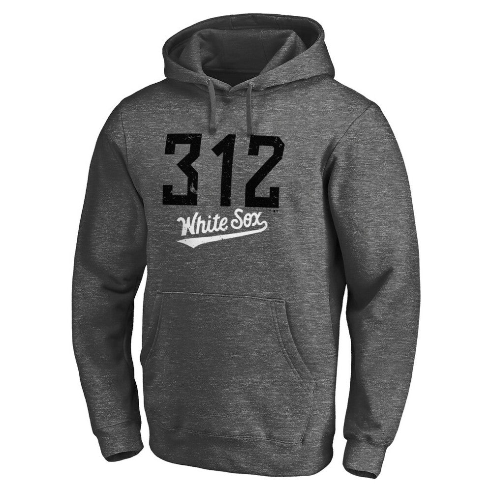Chicago White Sox Team Hometown Collection The 312 Pullover Hoodie Charcoal