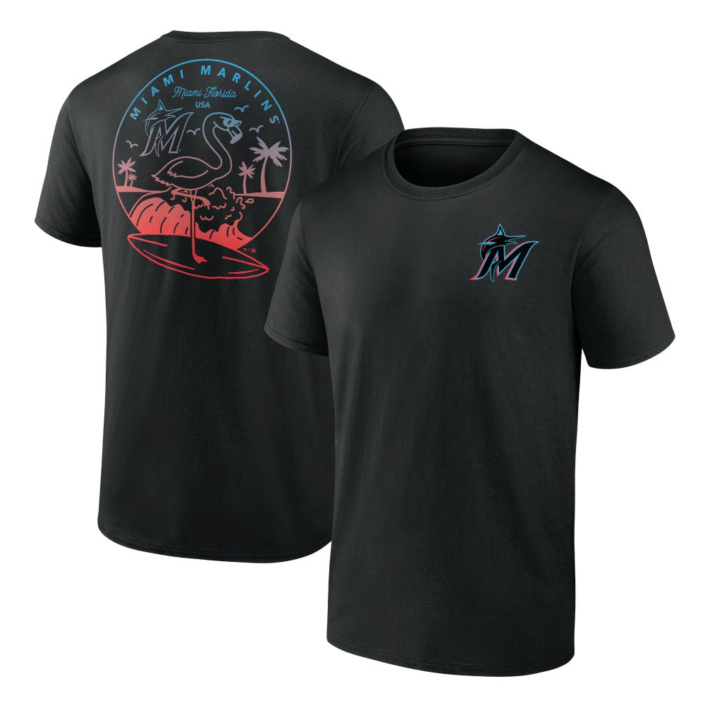 Miami Marlins Team Hometown Collection Surf's Up T-Shirt Black