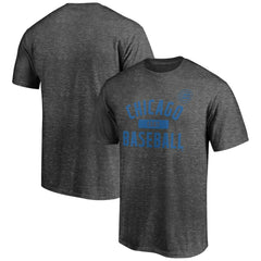 Chicago Cubs Team Primary Pill T-Shirt Charcoal