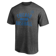 Chicago Cubs Team Primary Pill T-Shirt Charcoal