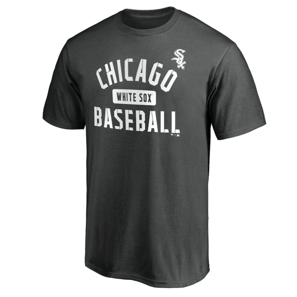 Chicago White Sox Team Primary Pill T-Shirt Charcoal