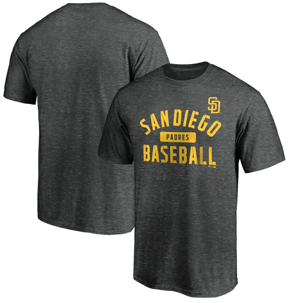 San Diego Padres Team Primary Pill T-Shirt Charcoal