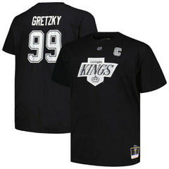 Wayne Gretzky Los Angeles Kings Mitchell & Ness Big & Tall Name & Number T-Shirt Black