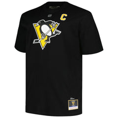 Mario Lemieux Pittsburgh Penguins Mitchell & Ness Big & Tall Name & Number T-Shirt Black