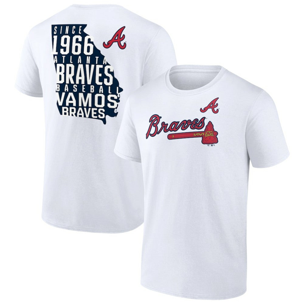 Atlanta Braves Team Hot Shot T-Shirt White