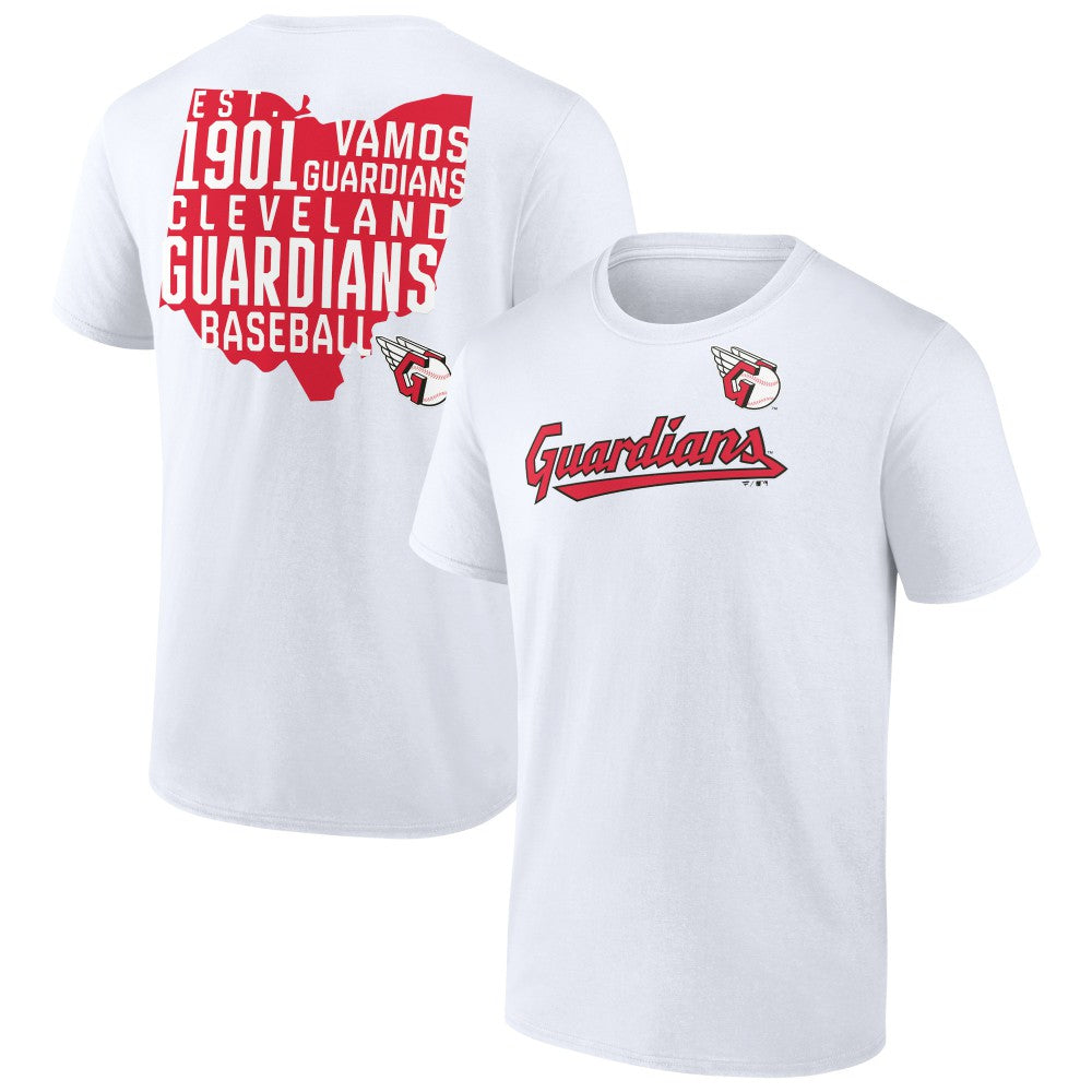 Cleveland Guardians Team Hot Shot T-Shirt White