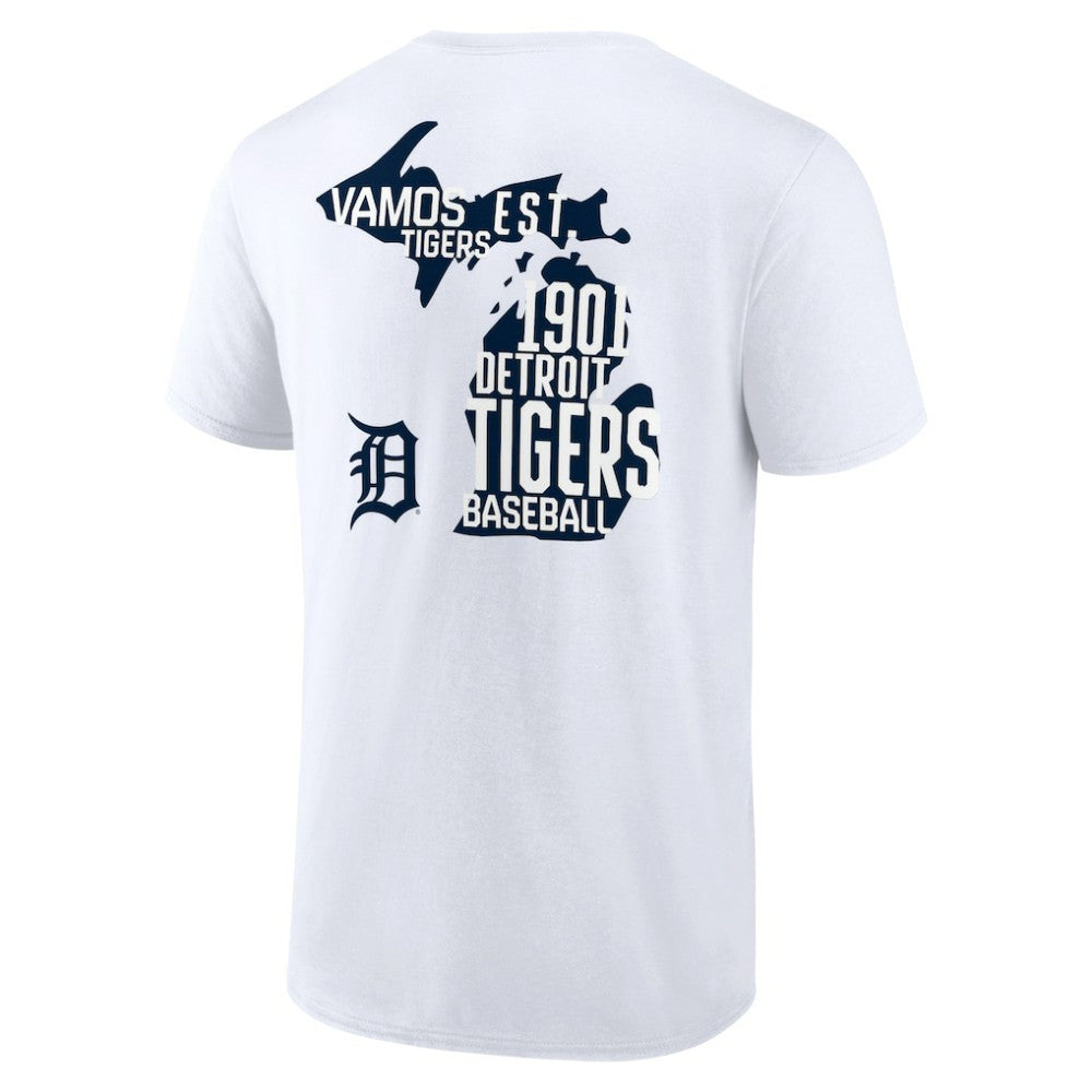 Detroit Tigers Team Hot Shot T-Shirt White