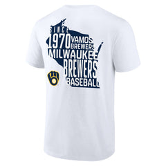 Milwaukee Brewers Team Hot Shot T-Shirt White