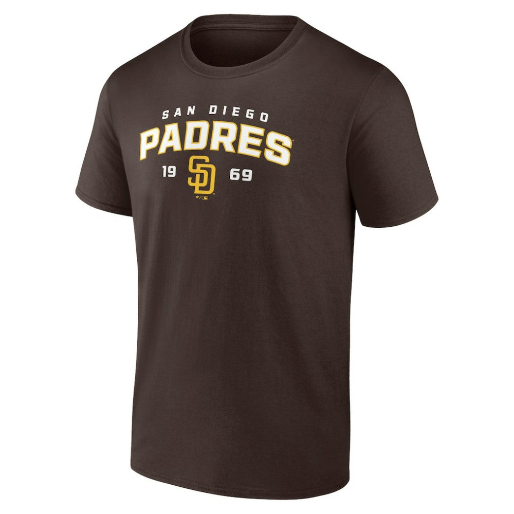 San Diego Padres Team Rebel T-Shirt Brown