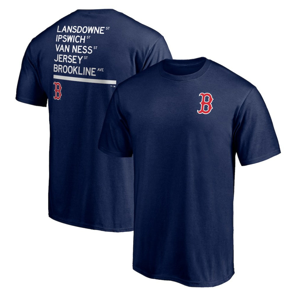 Boston Red Sox Team Hometown Collection Streets T-Shirt Navy