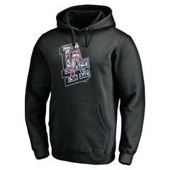 Los Angeles Dodgers Team Hometown Collection Tag Pullover Hoodie Black