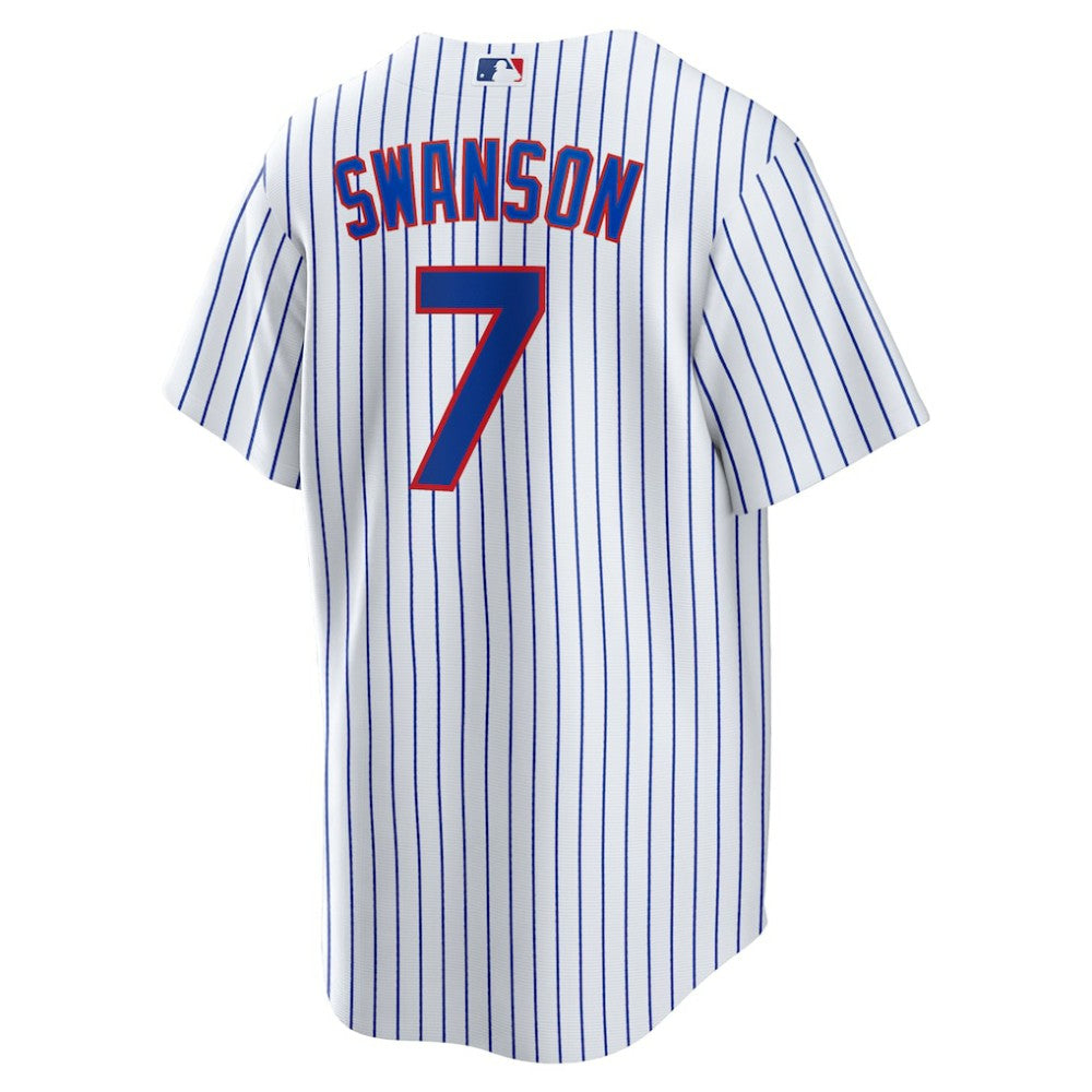 Dansby Swanson Chicago Cubs Replica Player Jersey White | Nike