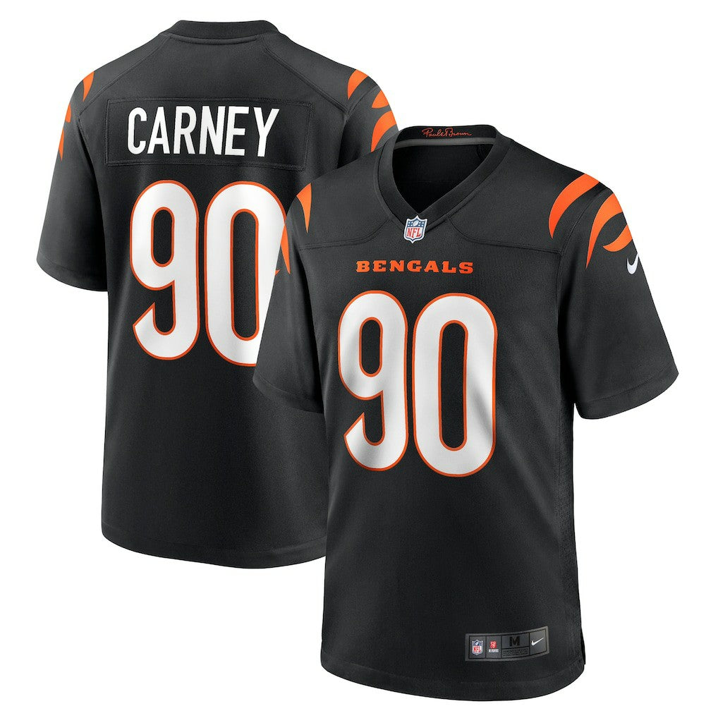Owen Carney Cincinnati Bengals Home Game Player Jersey - Black
