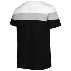Colorado Rockies Women's Plus Size Colorblock T-Shirt White/Black