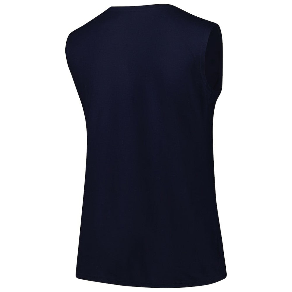 Atlanta Braves Profile Women's Plus Size Tank Top Navy