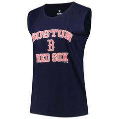 Boston Red Sox Profile Women's Plus Size Tank Top Navy
