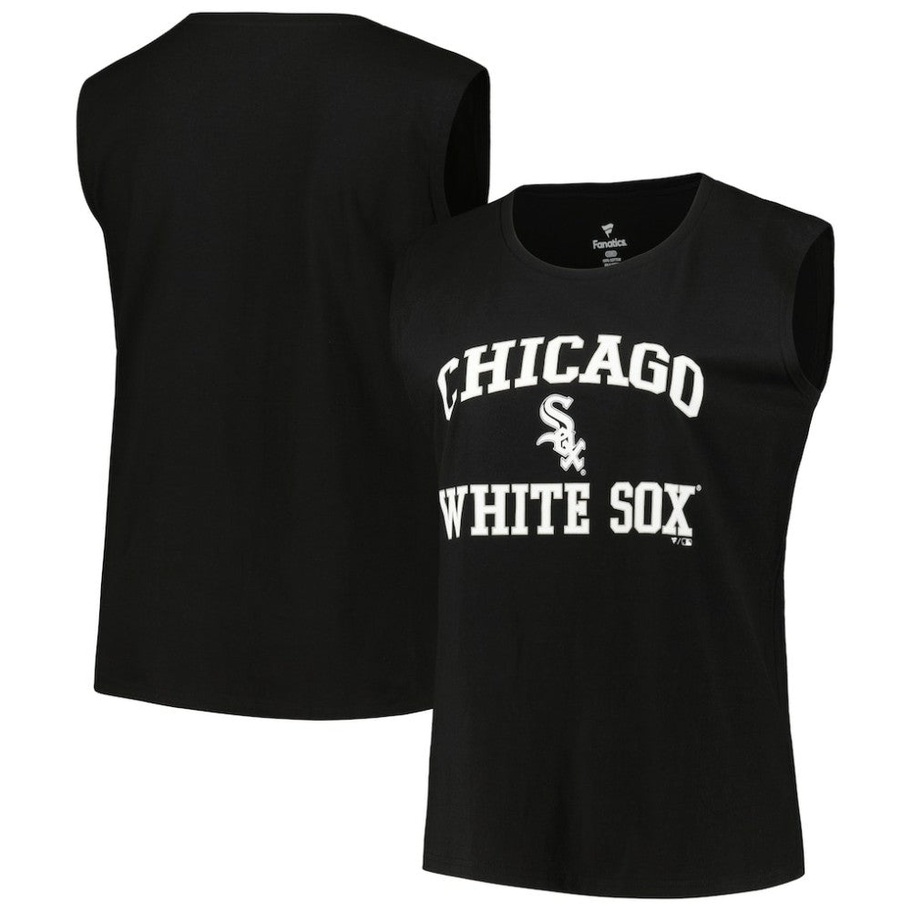 Chicago White Sox Profile Women's Plus Size Tank Top Black