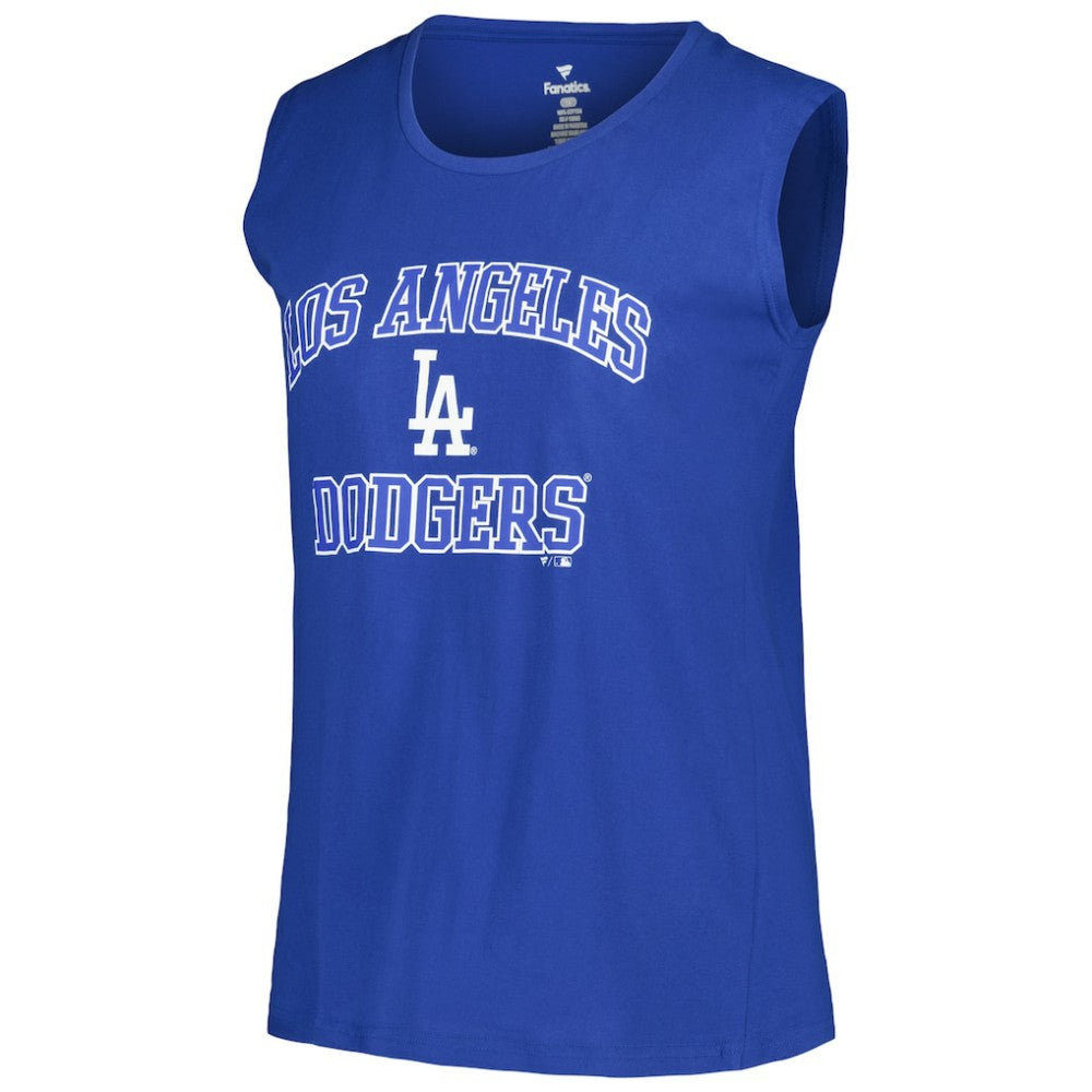 Los Angeles Dodgers Profile Women's Plus Size Tank Top Royal