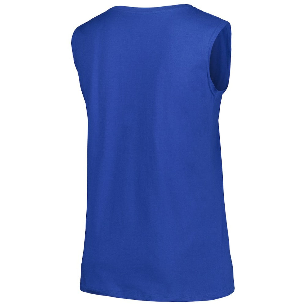 Los Angeles Dodgers Profile Women's Plus Size Tank Top Royal