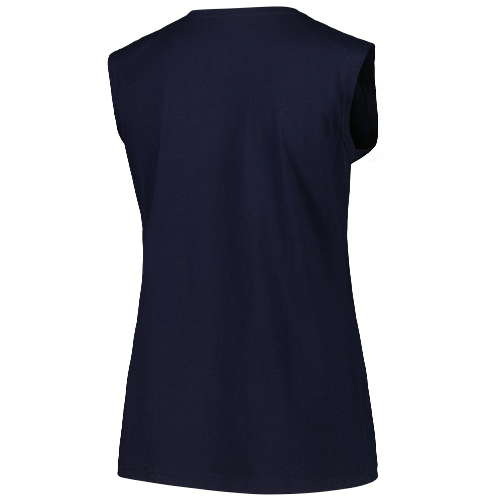 Milwaukee Brewers Profile Women's Plus Size Tank Top Navy