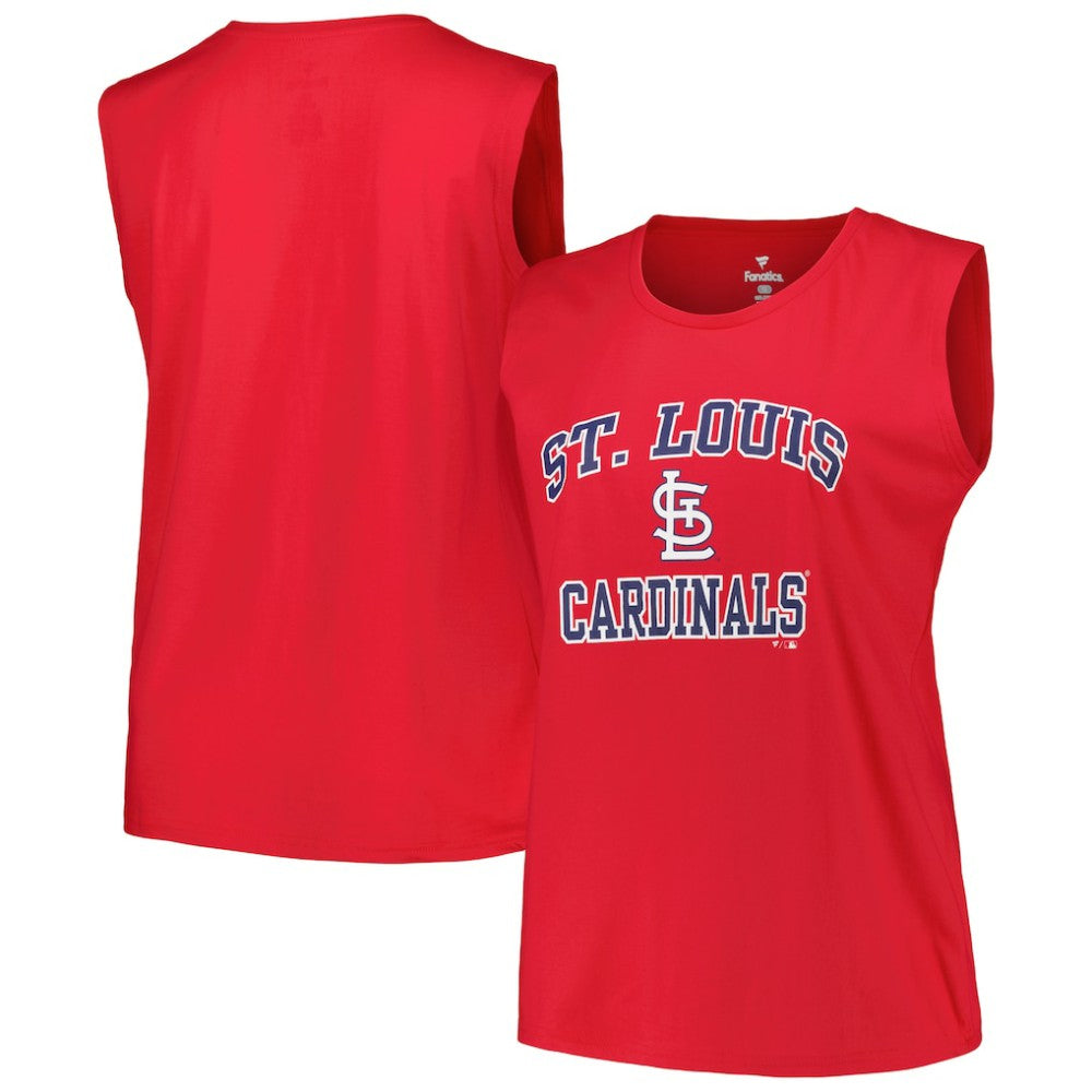 St. Louis Cardinals Profile Women's Plus Size Tank Top Red