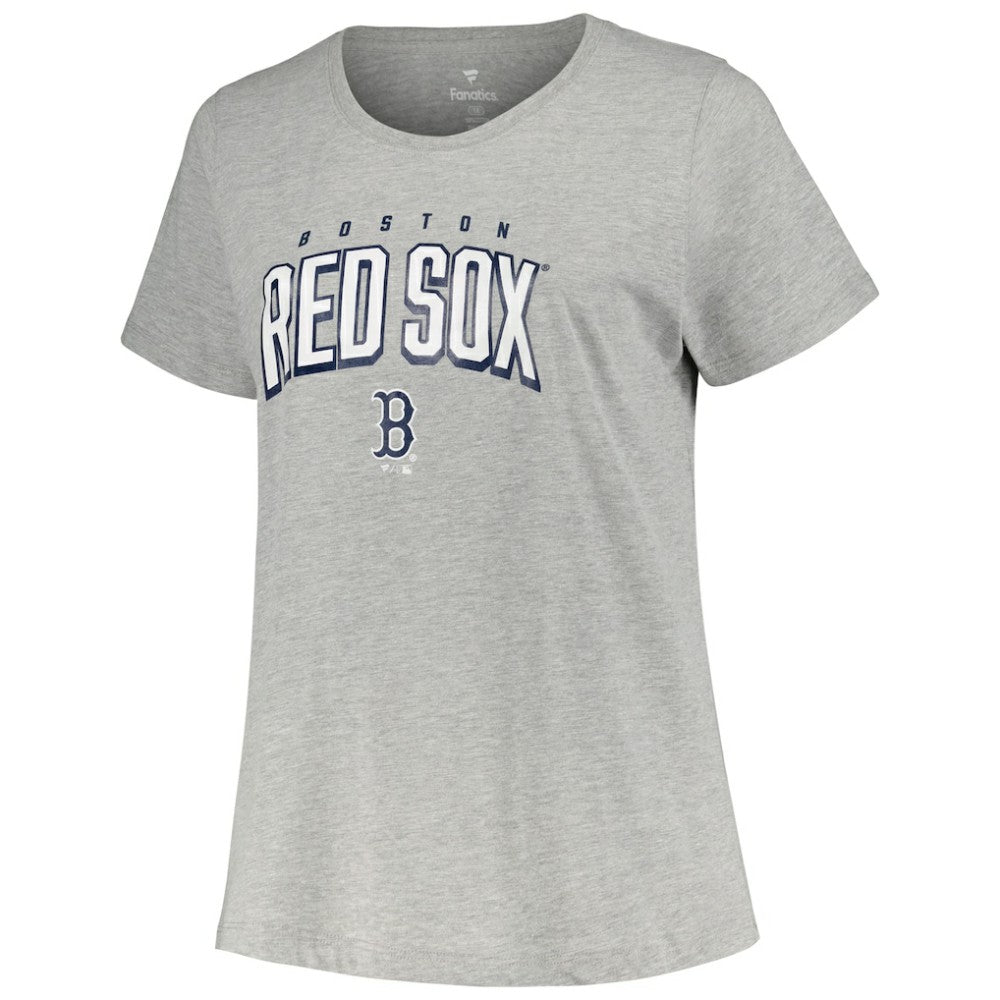 Boston Red Sox Profile Women's Plus Size T-Shirt Combo Pack Black/Heather Gray