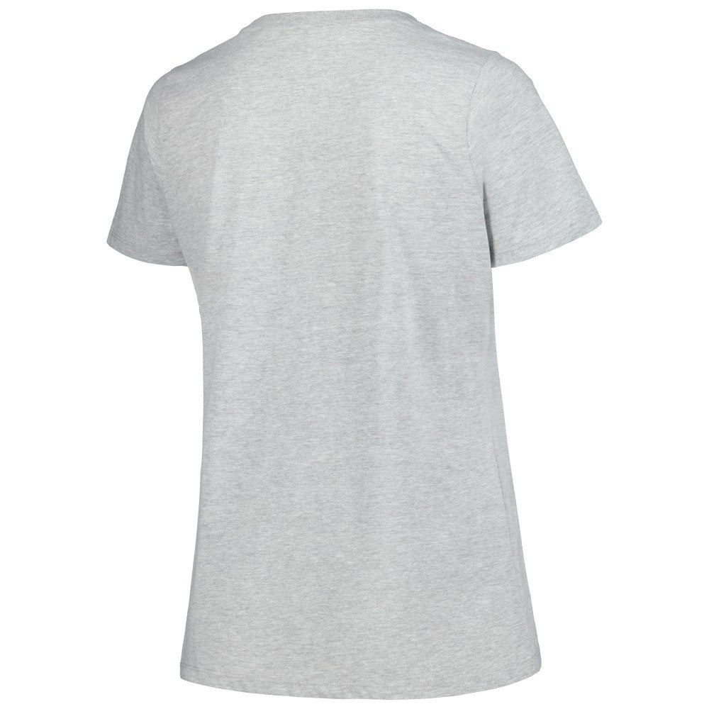 Los Angeles Angels Profile Women's Plus Size T-Shirt Combo Pack Black/Heather Gray