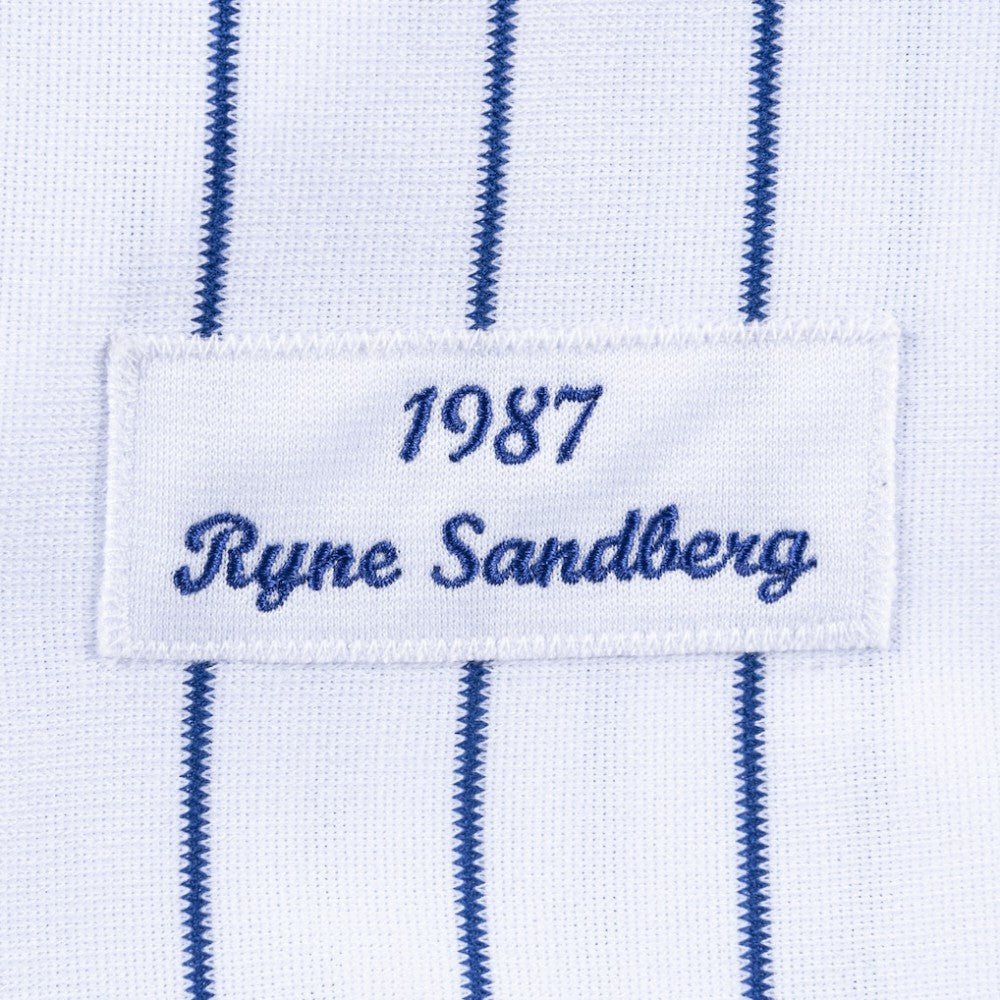 Ryne Sandberg Chicago Cubs Cooperstown Collection 1987 Authentic Player Jersey White