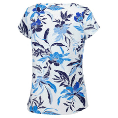 Houston Astros Tommy Bahama Women's Aubrey Romantic Blooms IslandZone T-Shirt White
