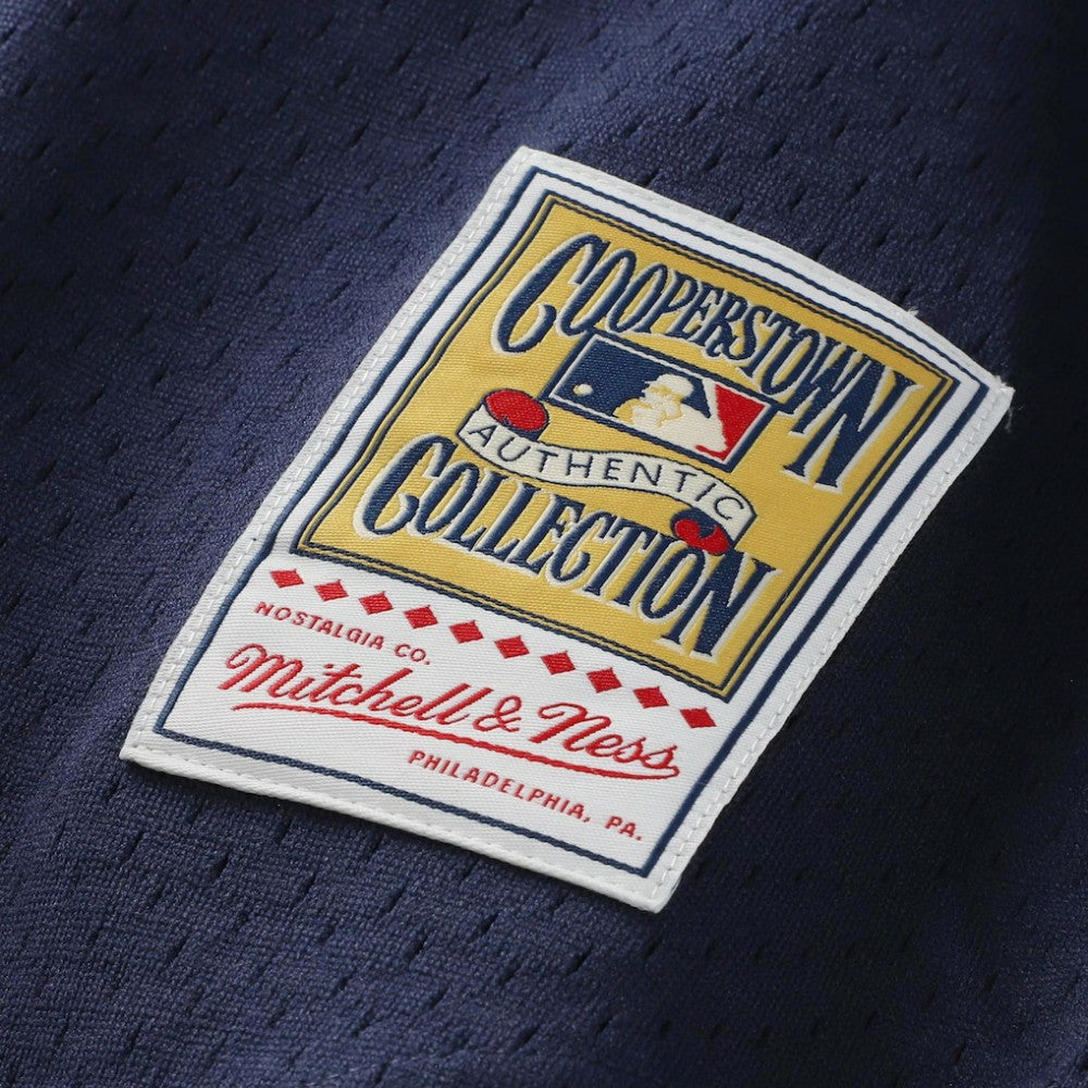 Mariano Rivera New York Yankees Mitchell & Ness Cooperstown Collection Mesh Batting Practice Button-Up Jersey Navy | New Era