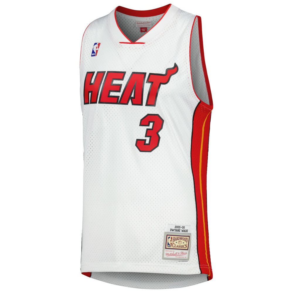 Dwyane Wade Miami Heat 2005/06 Hardwood Classics Swingman Jersey - White