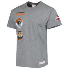 Philadelphia Flyers Mitchell & Ness City Collection T-Shirt Heather Gray